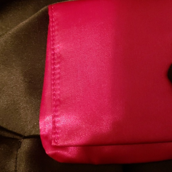 Dress up sachet mauve Satin and brown flower with - Picture 6 of 7